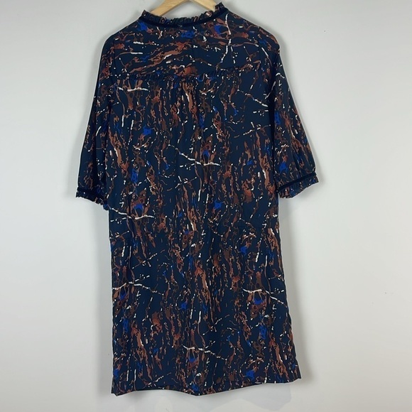 Maison Scotch Scotch & Soda Abstract Print Dress Size Petite Medium - Picture 7 of 14